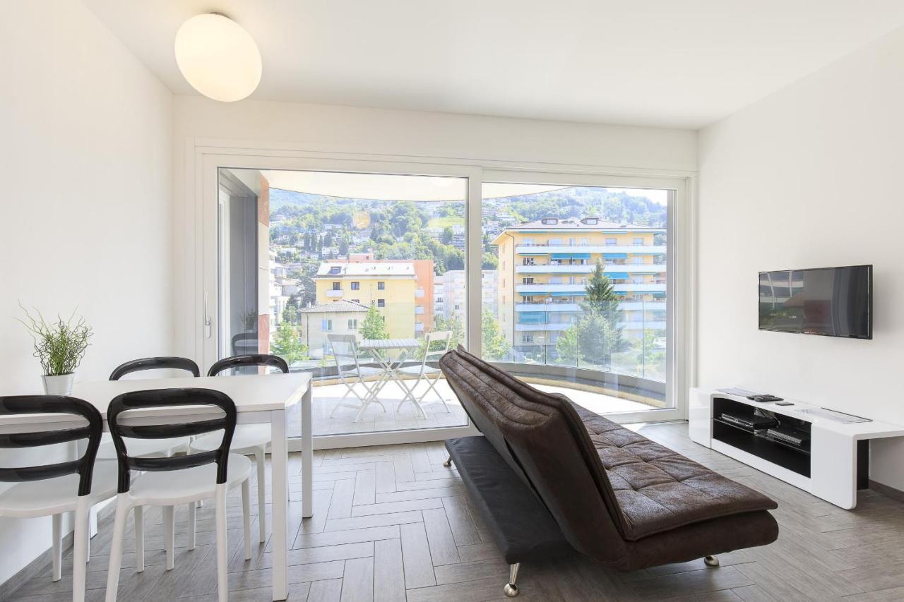 Roggia Apartments By Quokka 360 - Central Flats With Parking Space ลูกาโน ภายนอก รูปภาพ