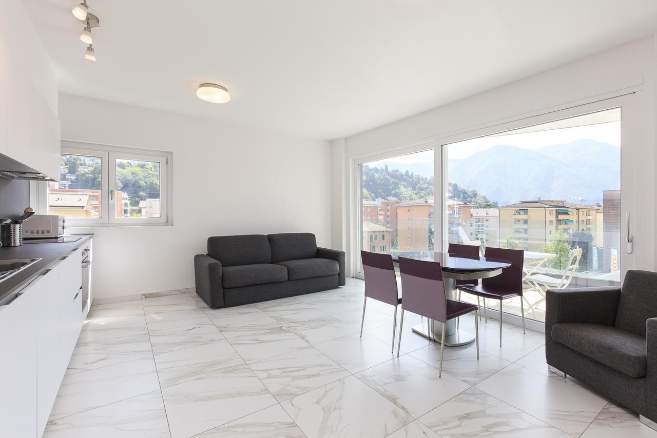 Roggia Apartments By Quokka 360 - Central Flats With Parking Space ลูกาโน ภายนอก รูปภาพ